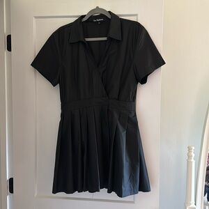 En Saison Anthropologie black romper/skort - medium